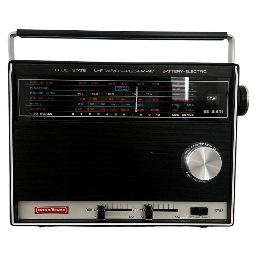 Vintage Nordmende PR200 Multiband Transistor Radio‎ Police Scanner Weather AM FM